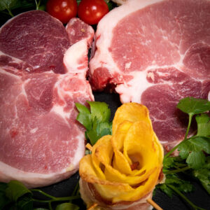 Lombata di suino con osso Macelleria Angelo Feroci